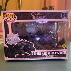 Funko Pop! Rides #58 Game of Thrones Night King & Icy Viserion Glow in the Dark